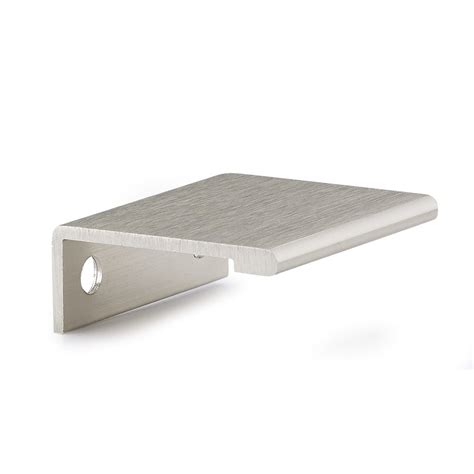 cabinet pull tab ss steel|stainless steel finger pulls.